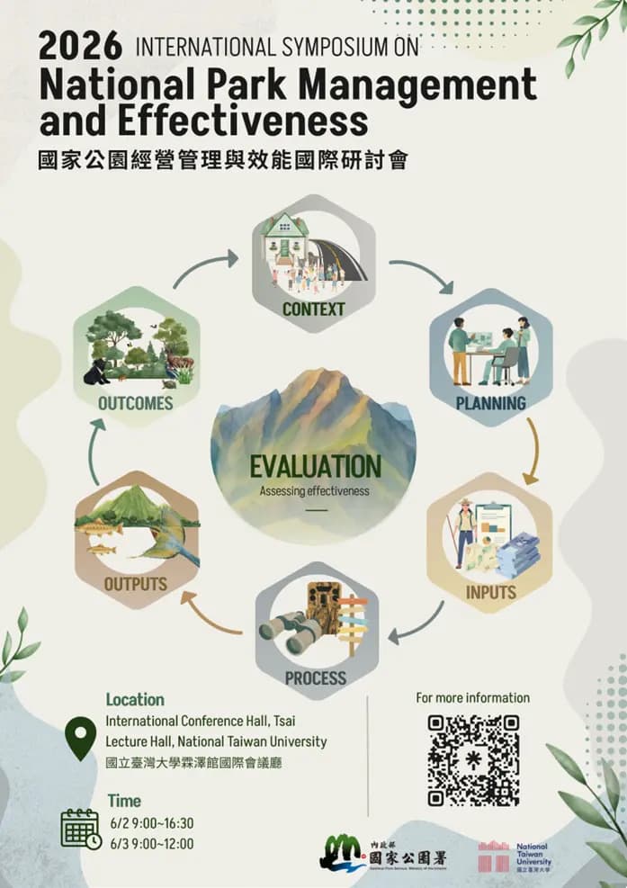 2026國家公園經營管理與效能國際研討會