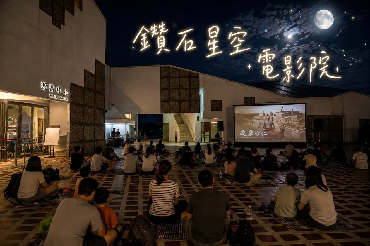 (示意圖)台江處鑽石星空電影院