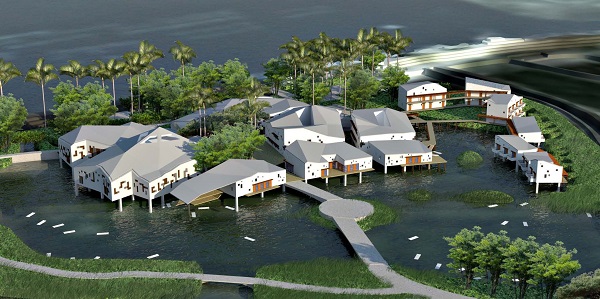 「台江國家公園行政暨遊客中心」全區示意圖