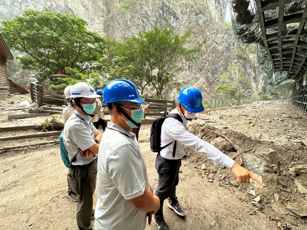 alt-0403地震 內政部積極推動太魯閣國家公園重建復原工作 -1