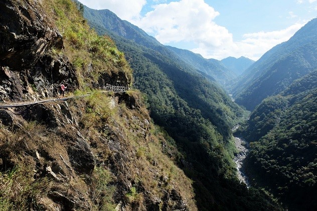 眺望陳有蘭溪河谷