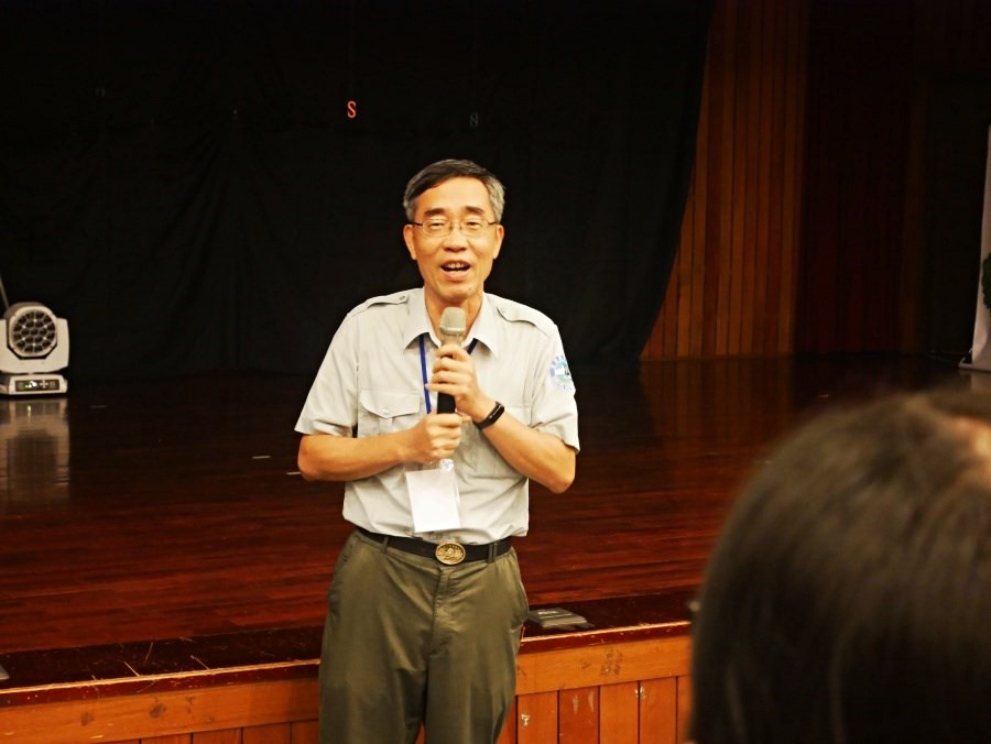 雪霸處副處長鄭瑞昌於6月25日首場致詞 (國家公園電子報編輯小組提供)