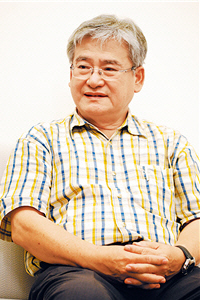 張前署長指出，面對氣候變異人類不僅需懂得趨吉避凶，還需瞭解與自然的關係/ 黃志浩攝