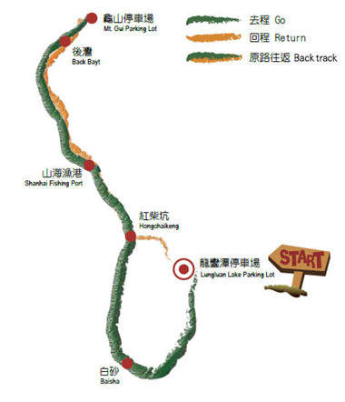 墾丁國家公園單車路線圖