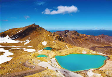 Just like its name suggests, the green waters of Emerald Lake in Tongariro National Park is truly mesmerizing. /by Dmitry Pichugin