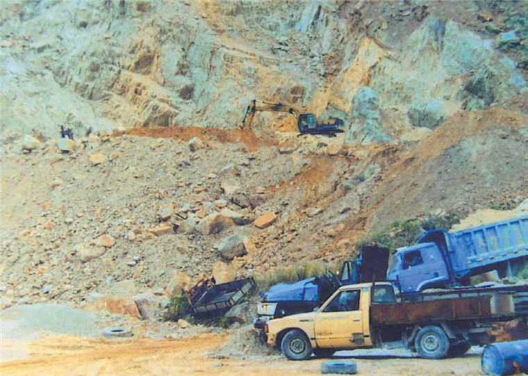 偉利礦場開採時期紀錄照/ 陽管處提供