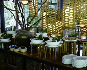 接待區使用自然可回收材質 陳敬淳攝