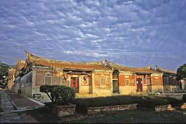 金門國家公園內的民俗文化村建築／廖泰基攝