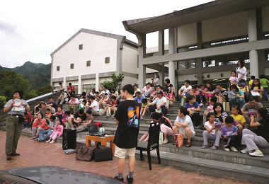 雪霸國家公園舉辦的戶外觀星活動／耿崇華提供