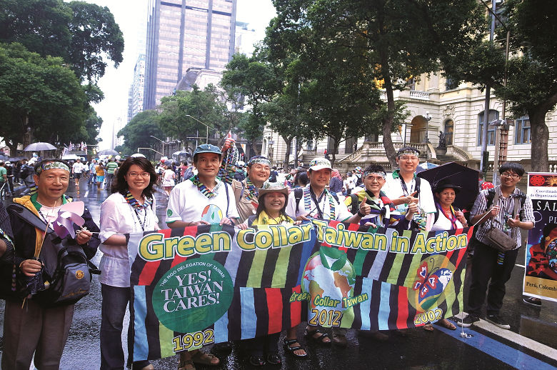 臺灣民間團體飛往巴西里約參與Rio+20的盛會／王俊秀攝