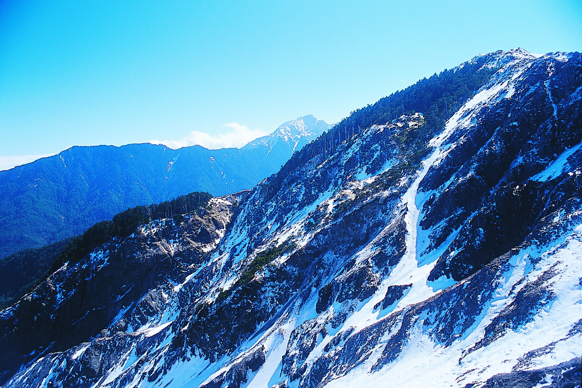立霧溪源頭雪景／林茂耀攝