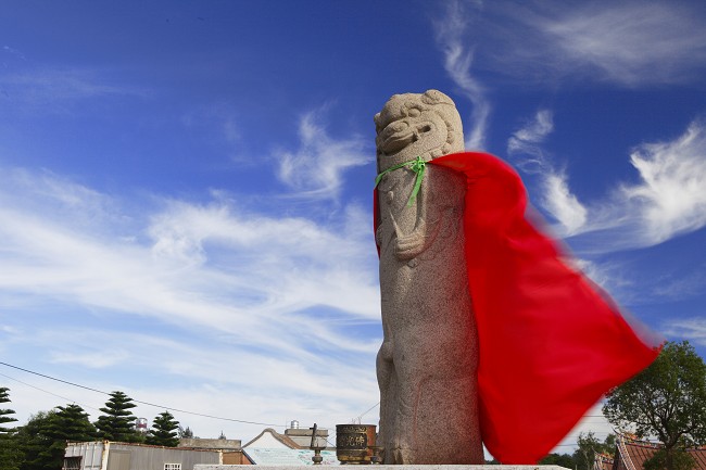 瓊林東北方之風獅爺／陳長志攝