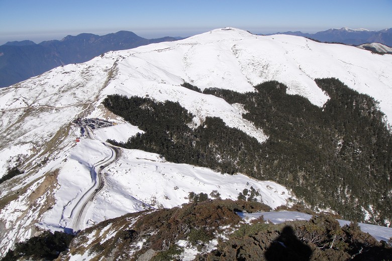 合歡主峰雪景／太管處提供