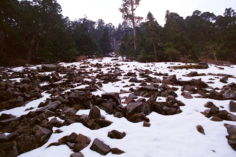 雪山冬雪／陳陽貴攝