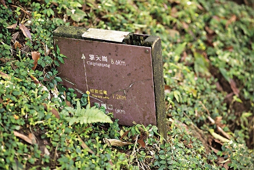 一路上都設有里程牌。