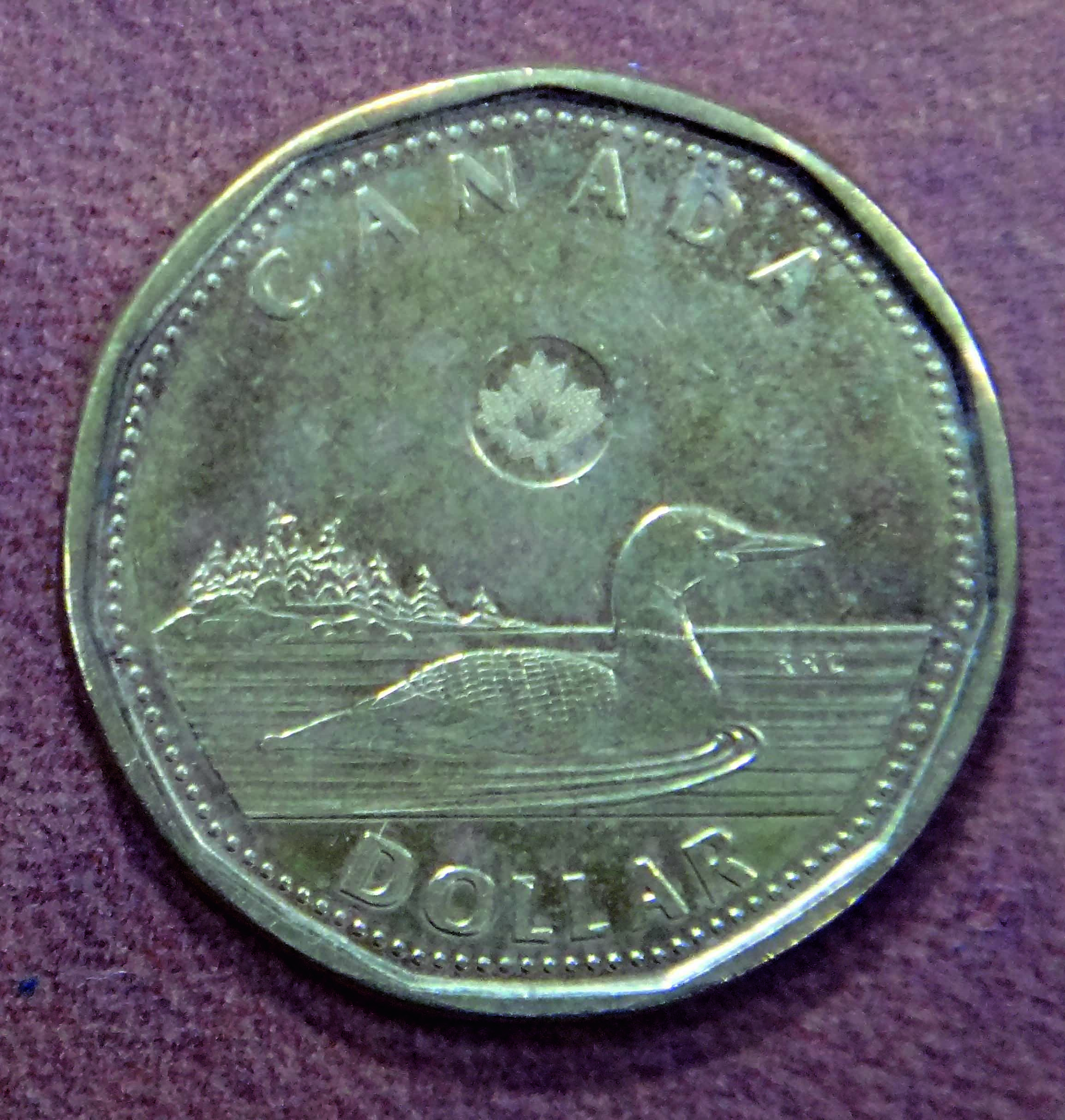 Canadian one-cent piec.