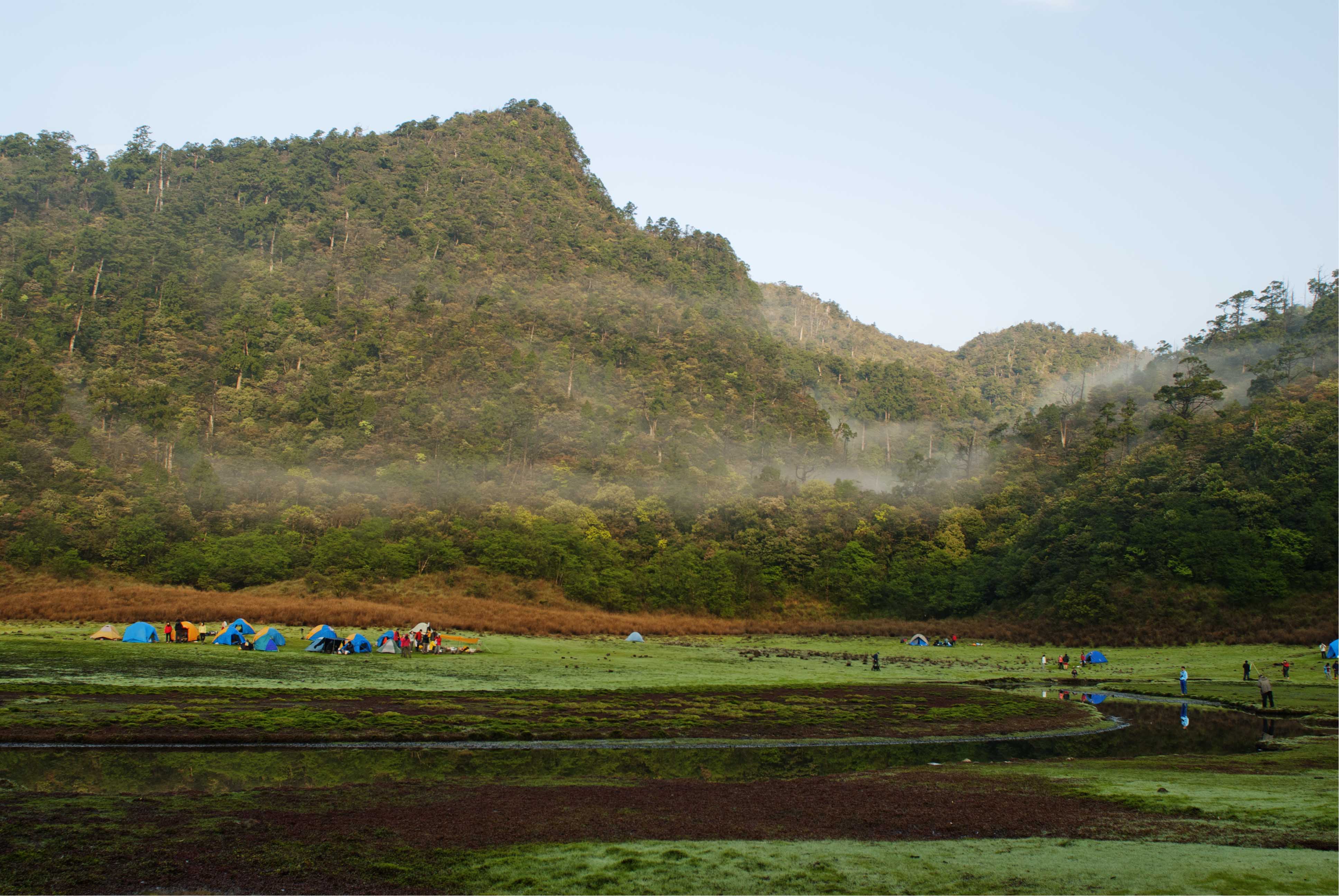 位於宜蘭的中海拔湖泊濕地─松羅湖。圖／劉思沂