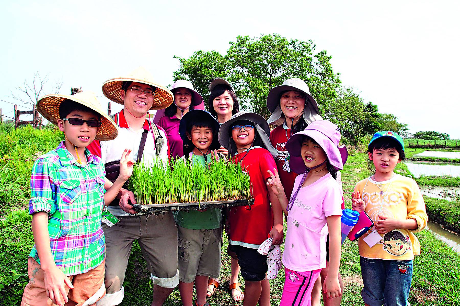 親子營隊─關渡農民誌。（春耕）
