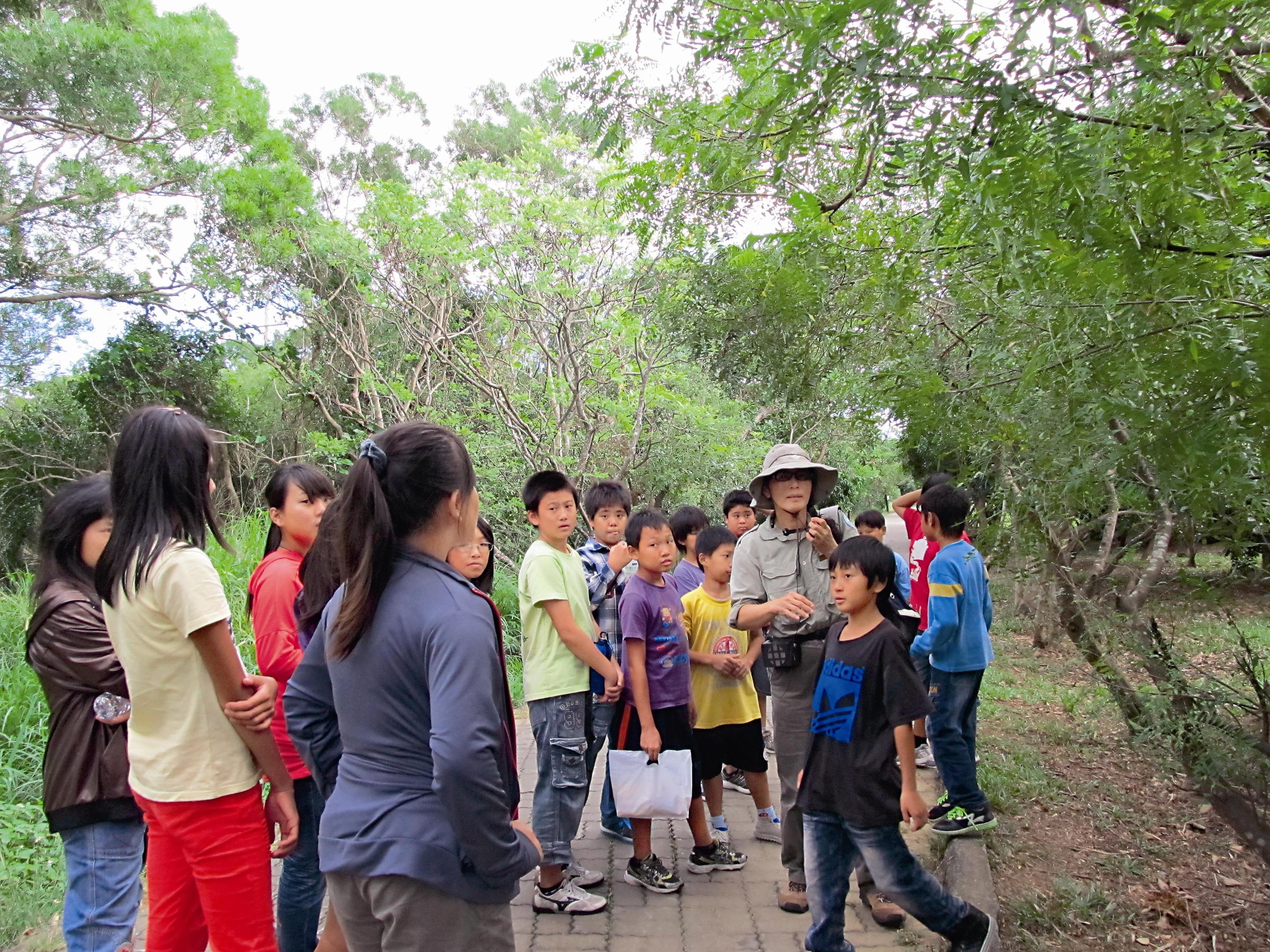 龍鑾潭步道的自然觀察。