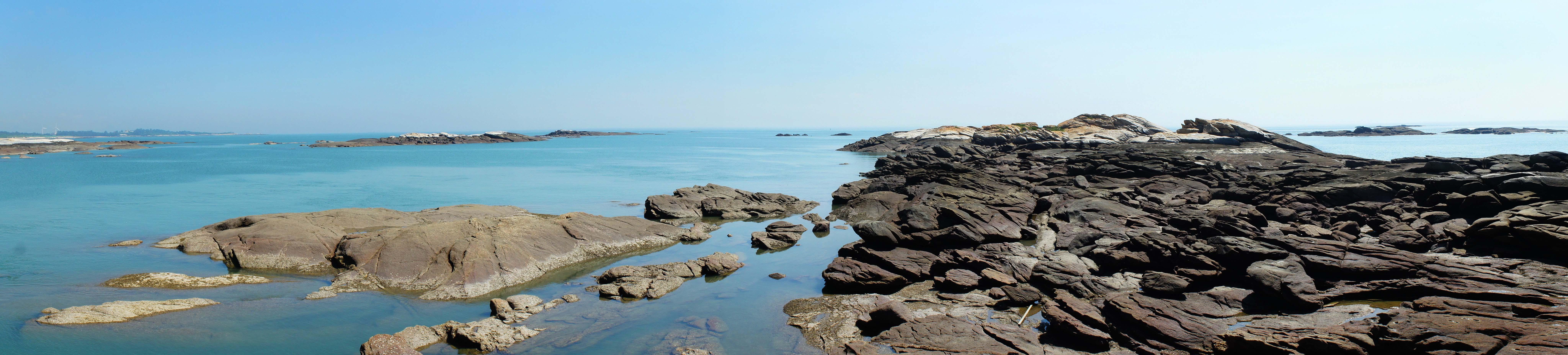 復國墩岩石海岸。