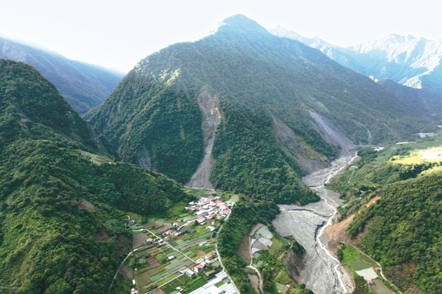東埔一鄰空照圖。圖/玉管處