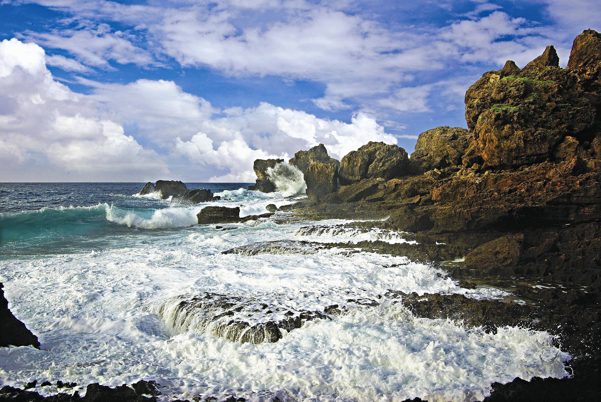 貓鼻頭瞬息萬變的潮間帶／徐一夫攝
