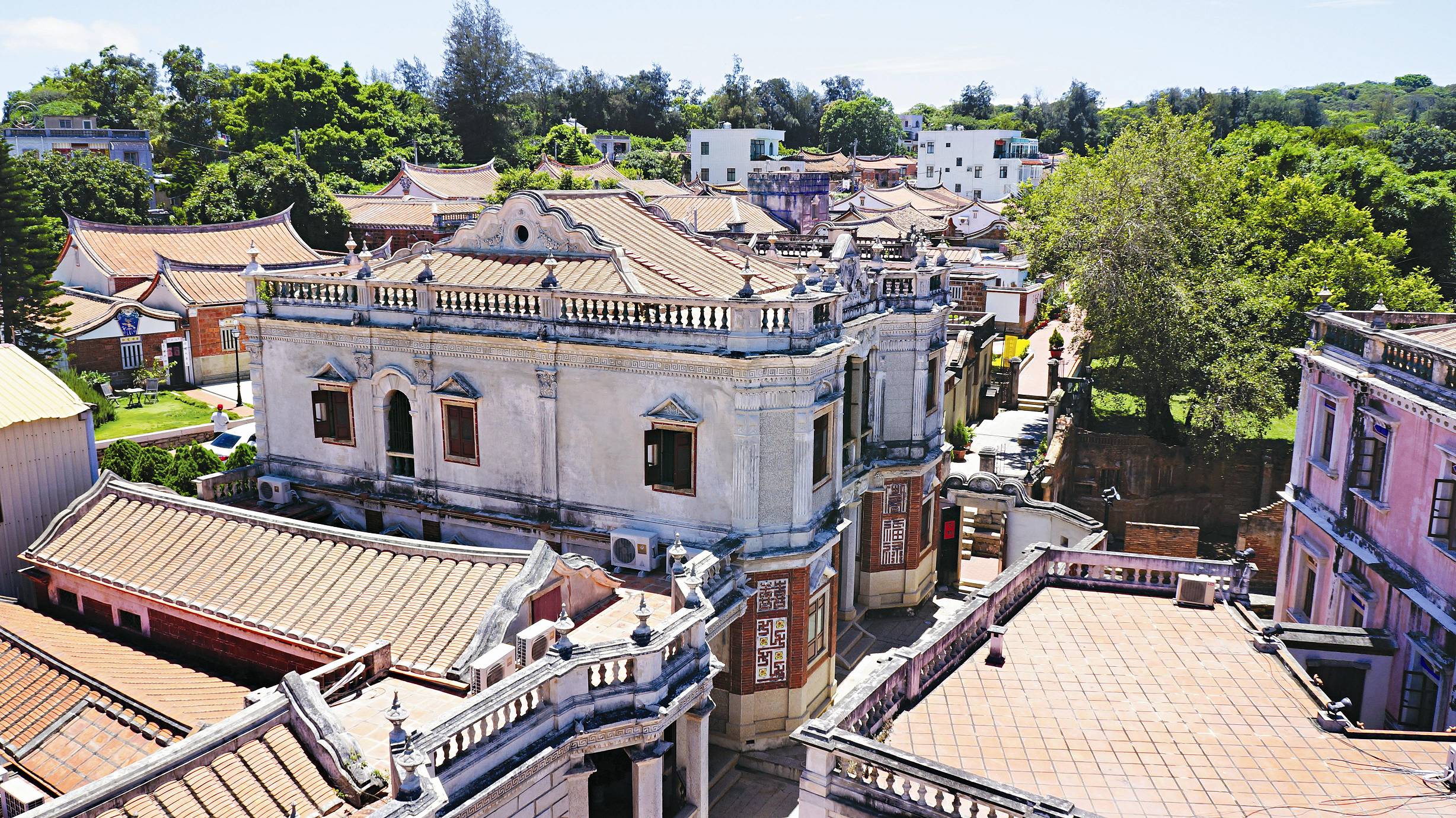 1931年所建的水頭黃輝煌洋樓／江柏煒攝