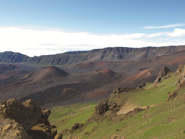 海勒卡拉國家公園雄偉的火山景觀／吳家禎攝
