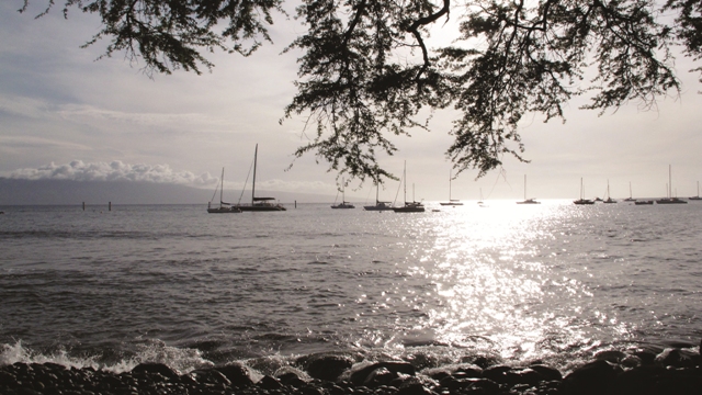 拉海納的落日餘暉／吳家禎攝