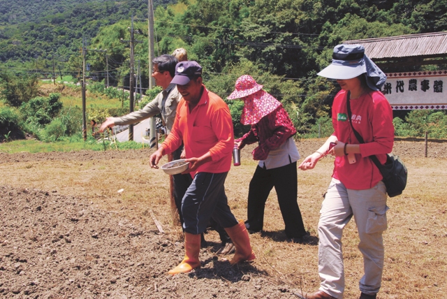 社區中提供農事體驗活動／林茂耀攝