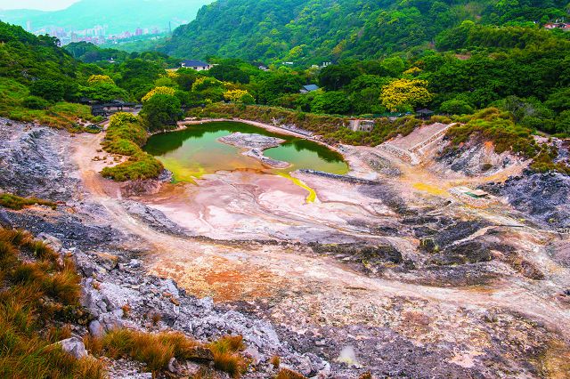 陽明山硫磺谷／張秀凰攝