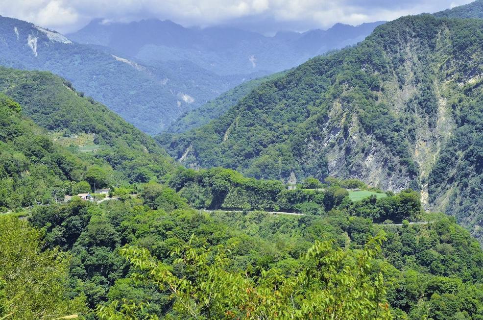 位於太魯閣國家公園境內之西寶聚落及周邊的農耕地／林野攝 