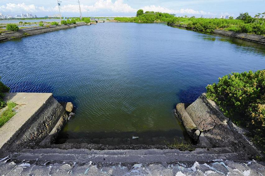 運鹽碼頭與運河現況/王素滿攝(台管處提供)