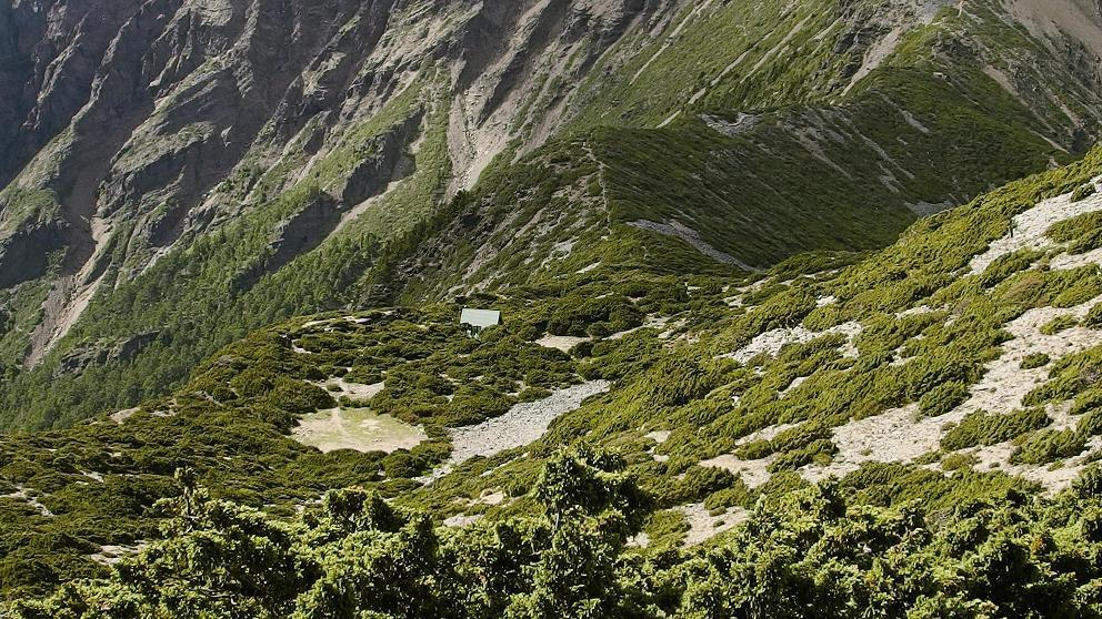 玉山國家公園中圓峰山屋以小型的建築量體隱身大自然中/吳沛珊攝