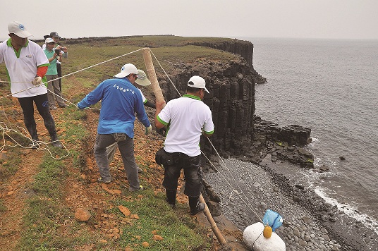 在臺灣大學磯永吉小屋存放的種子蒐集盒中，看到了日治時期學者們系統性保存作物及作物野生近緣種之種子的用心  ／楊懷智攝