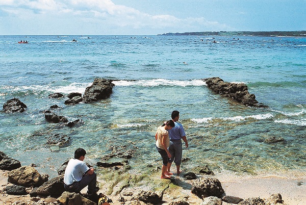 拖鯨道（引揚棧橋）基礎遺址／墾管處提供