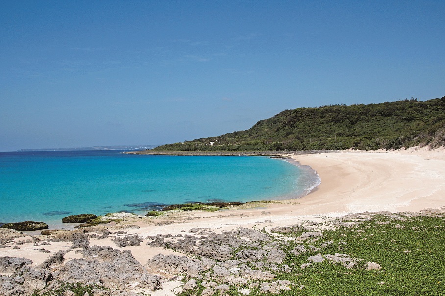 墾丁砂島有著令人心曠神怡的海景／杜虹提供