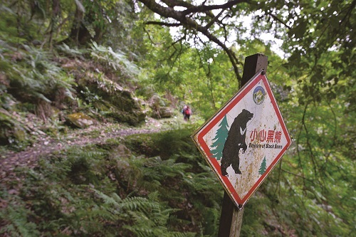 Mountaineers should understand the habitual behavior of wild animals to avoid conflicts with them. / Hsiao-Lu Ho