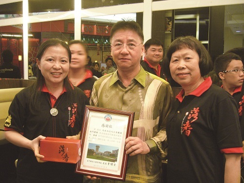 拿督呂慶安獲金門國家公園感謝狀