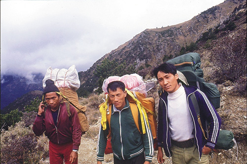 調查途經大水窟(攝於1981 年)/黃增泉提供