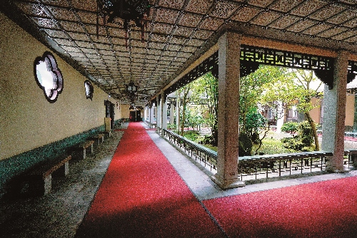 陽明書屋一樓之迴廊/楊智懷攝