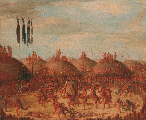 喬治‧ 卡特林曾深入觀察、紀錄印地安文化／喬治‧ 卡特林繪 