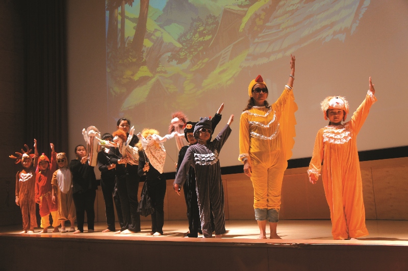 「夠了就好」偶戲精彩演出／雪管處提供（卓孝娟攝）