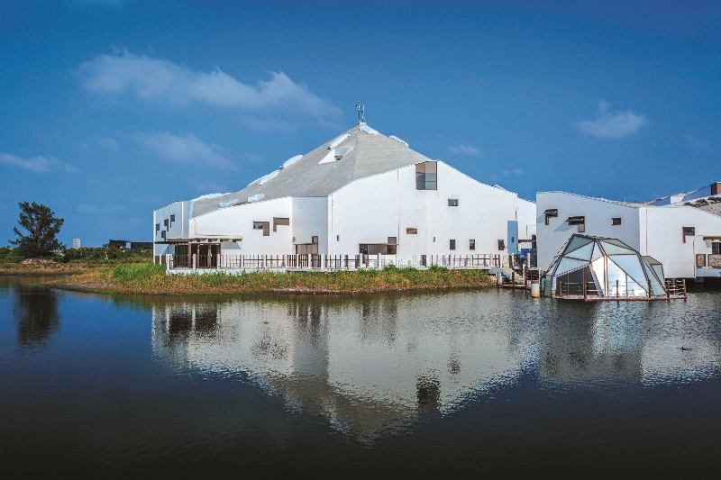 台江國家公園遊客中心展示館,一樓即為常設展區/顏世良攝