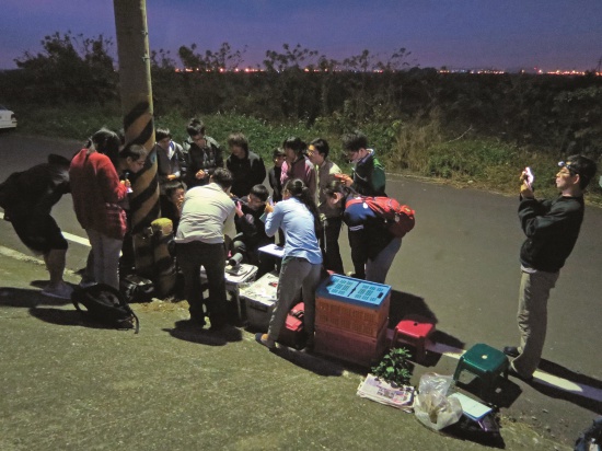 夜間繫放作業訓練