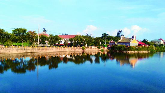 位於雙鯉濕地自然中心旁的保靈殿（保生大帝廟）是當地重要的歷史人文資源／李佳翰攝