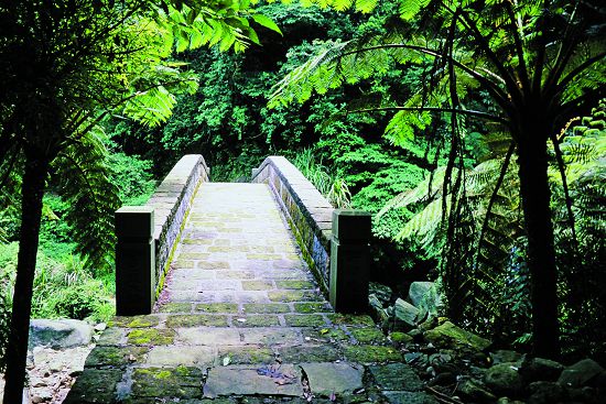 許顏橋曾被颱風洪水損毀,陽管處予以復舊重建