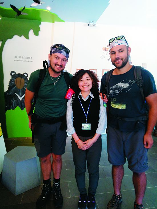 在國家公園內解說員的服務工作經常是無國界的