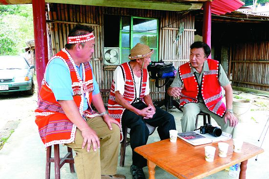 田野調查訪問耆老/沈慧茹攝