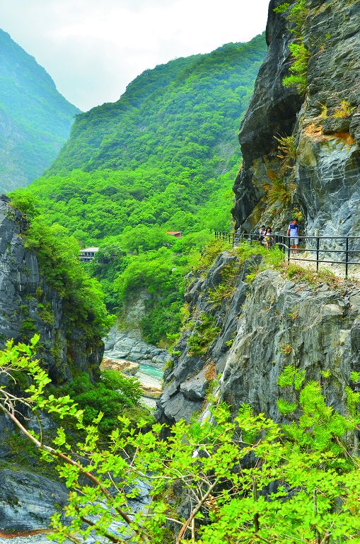 從步道回望綠水臺地
